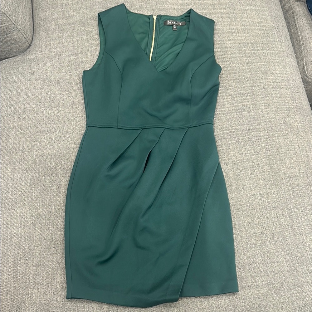 Banana Republic Green Sleeveless Dress